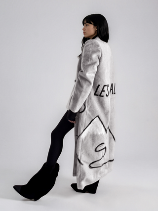 'Les Alpes' Painted Coat