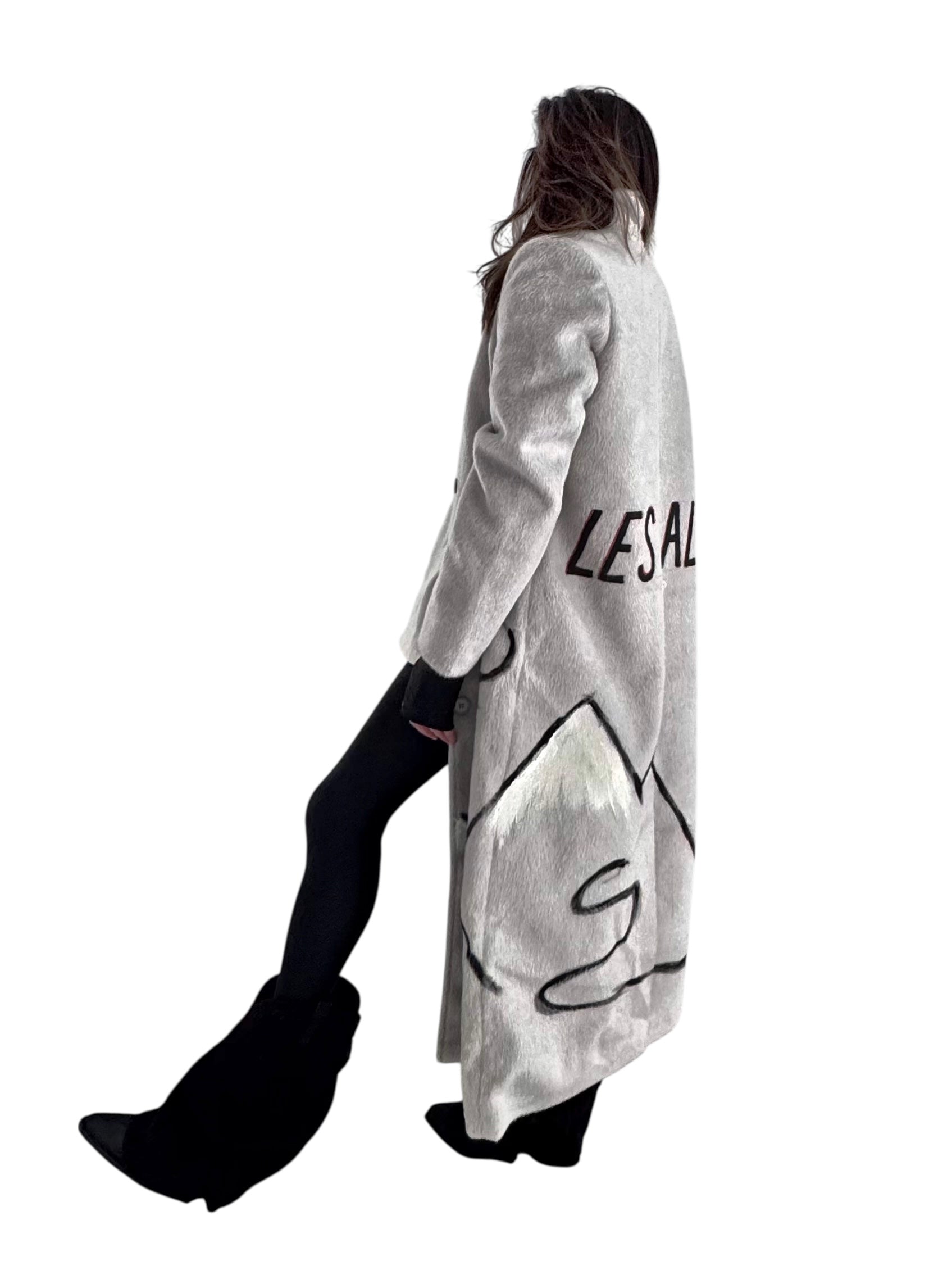 'Les Alpes' Painted Coat