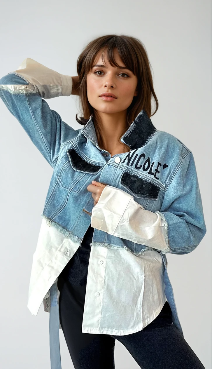 'Basic But Personalized' Denim Shirt Jacket