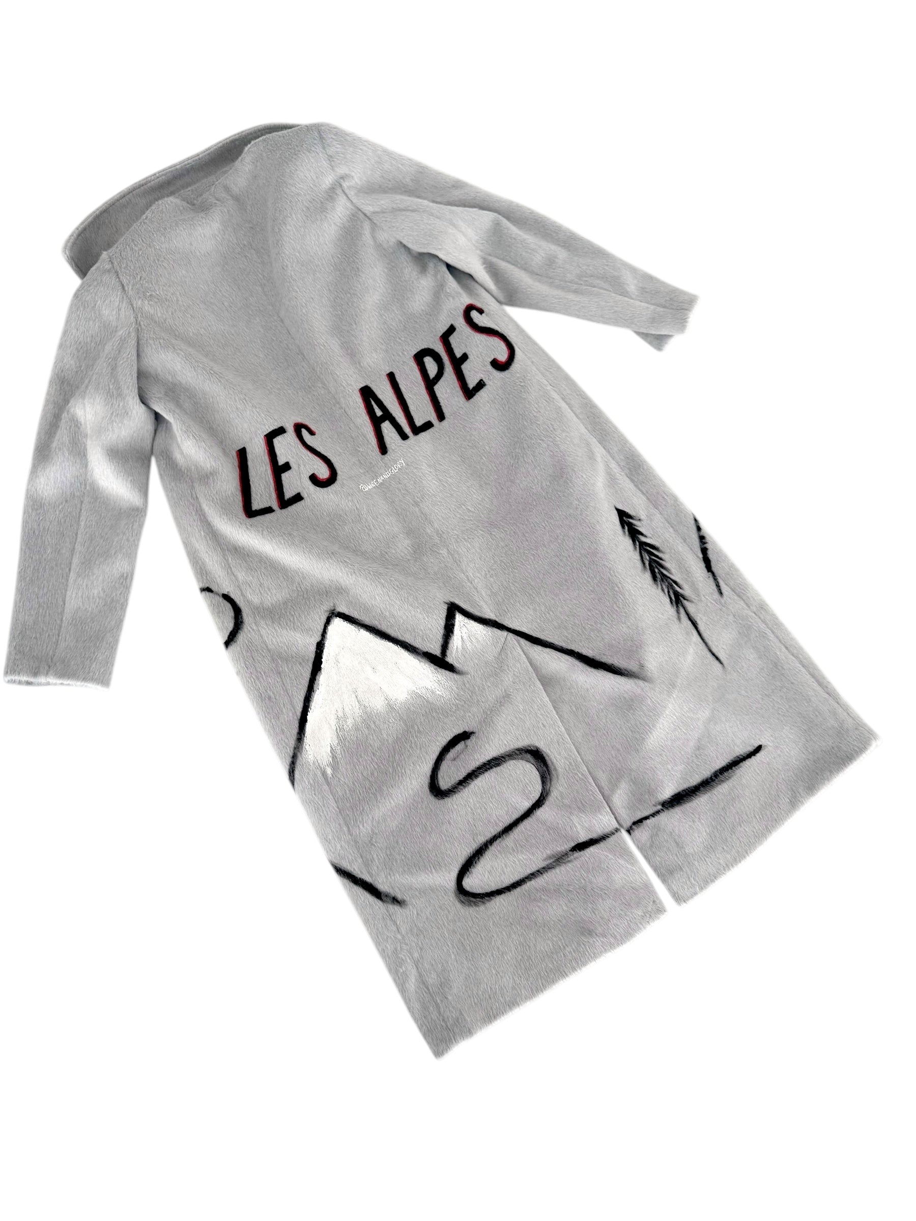 'Les Alpes' Painted Coat