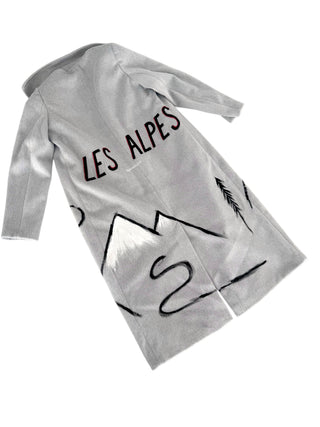 'Les Alpes' Painted Coat