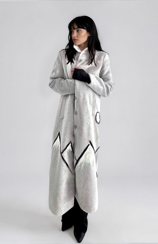'Les Alpes' Painted Coat