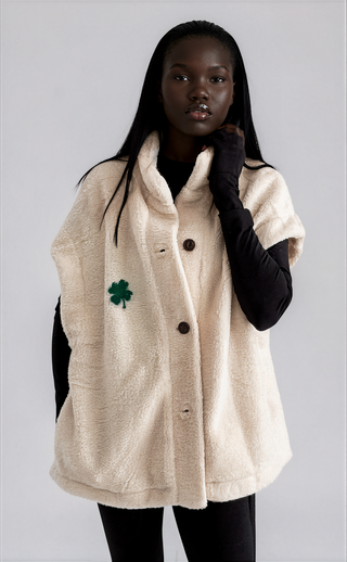 'Clover Kisses' Painted Vest