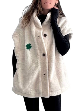 'Clover Kisses' Painted Vest
