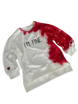 'I'm Totally Fine' Painted Crewneck