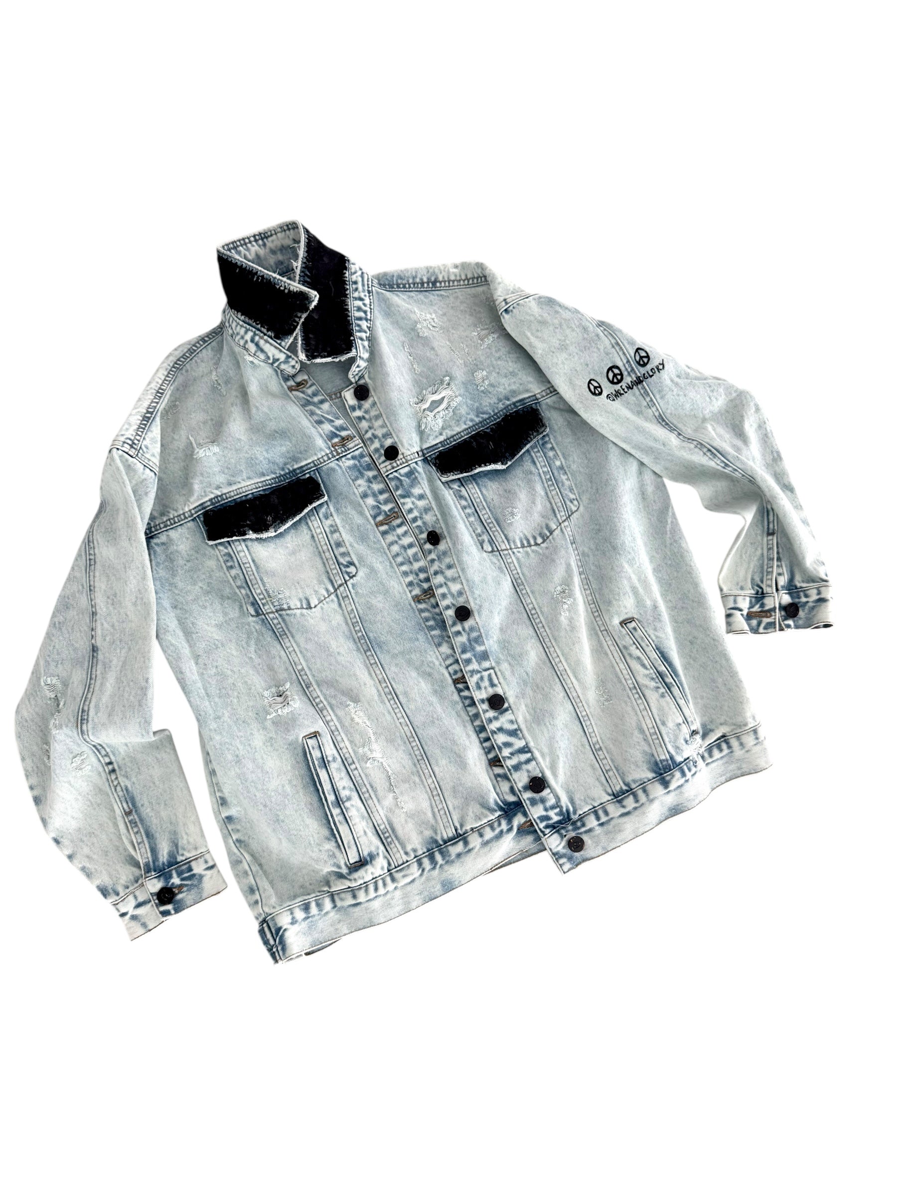 'Basic But Nostalgic' Denim Jacket & Charm Bracelets