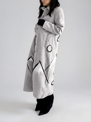 'Les Alpes' Painted Coat