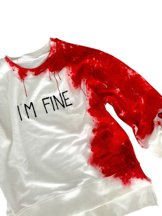 'I'm Totally Fine' Painted Crewneck