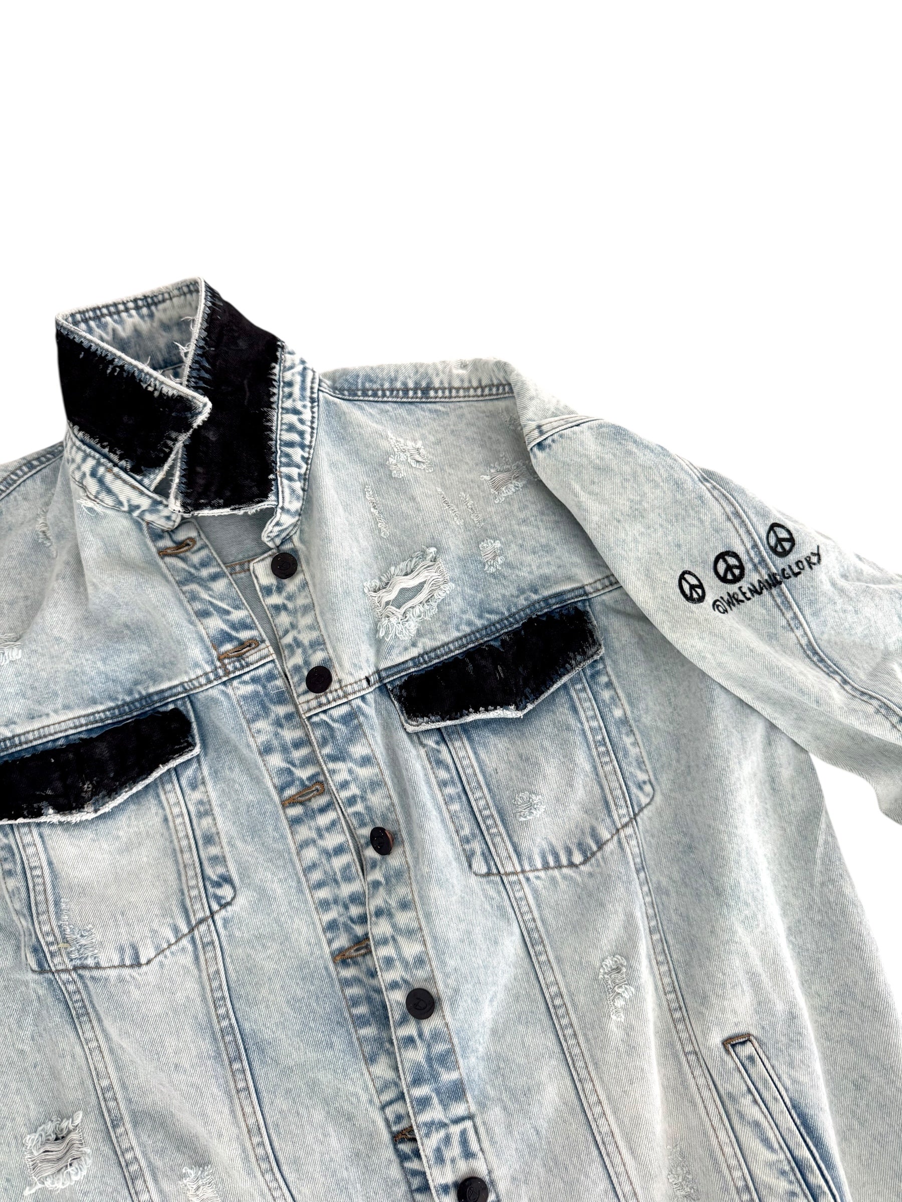 'Basic But Nostalgic' Denim Jacket & Charm Bracelets