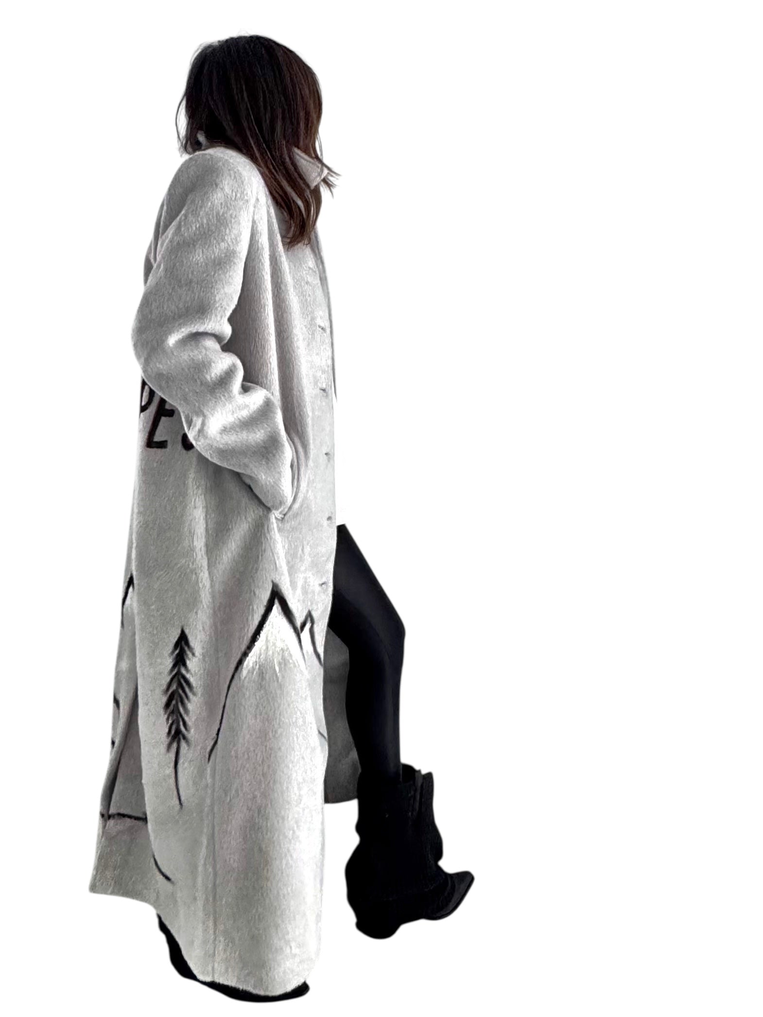 'Les Alpes' Painted Coat