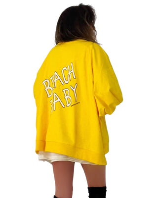 'Beach Baby' Painted Sweater