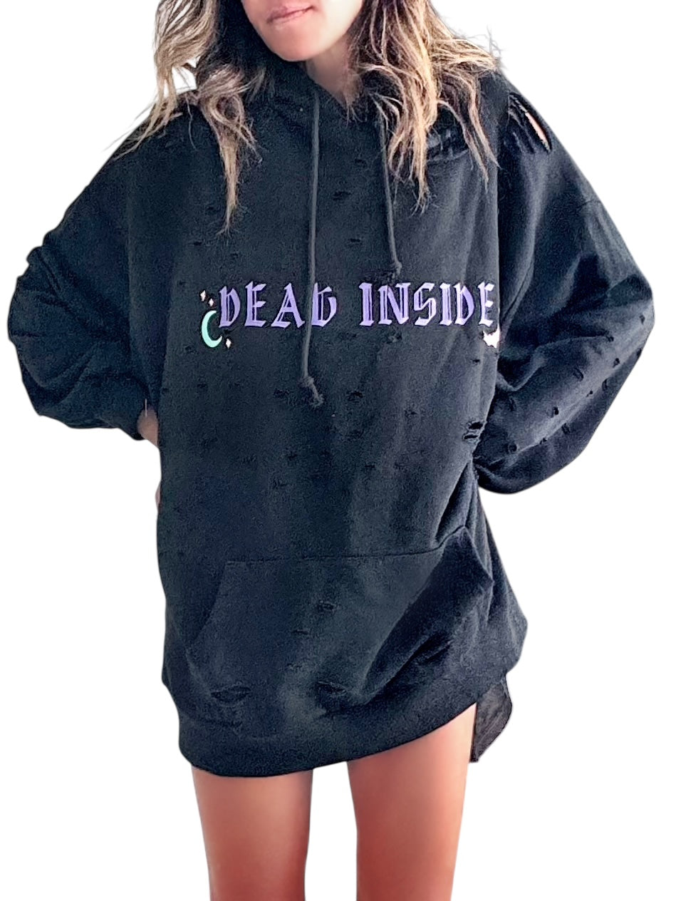 'Dead Inside' Painted Sweatshirt