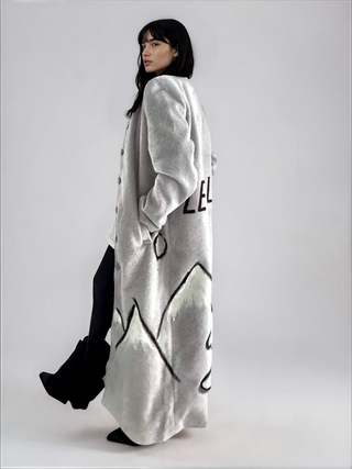 'Les Alpes' Painted Coat
