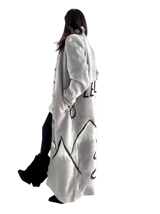 'Les Alpes' Painted Coat