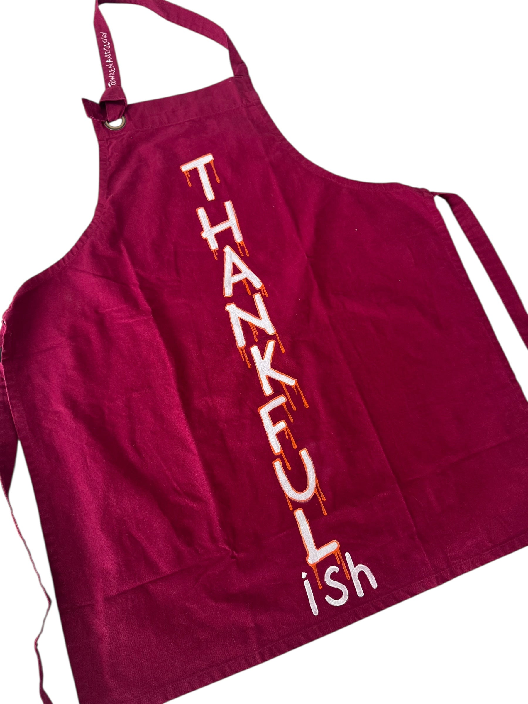 'Thankful-Ish' Painted Apron