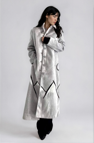 'Les Alpes' Painted Coat