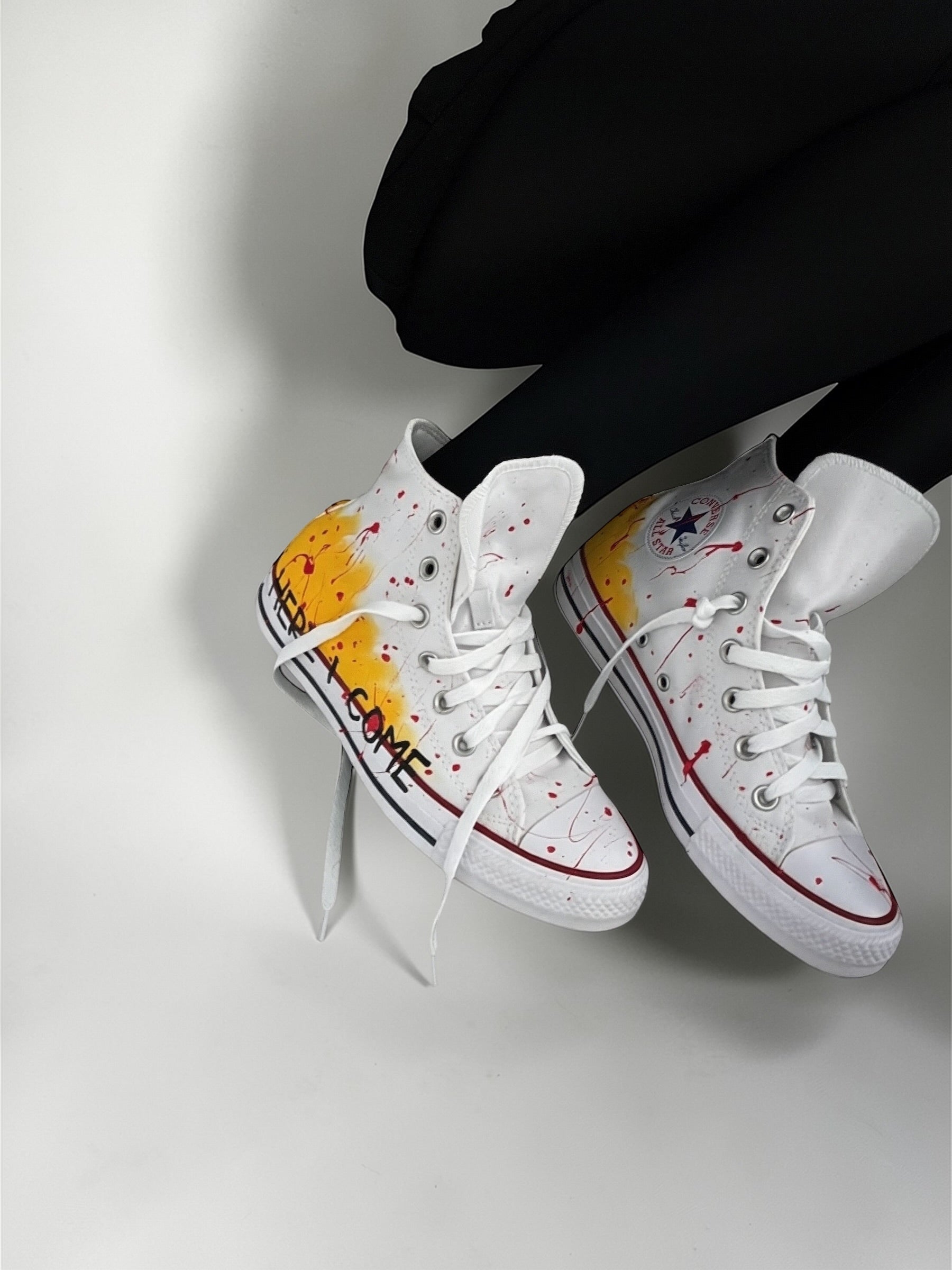 'Ready Or Not' x W+G Painted Converse