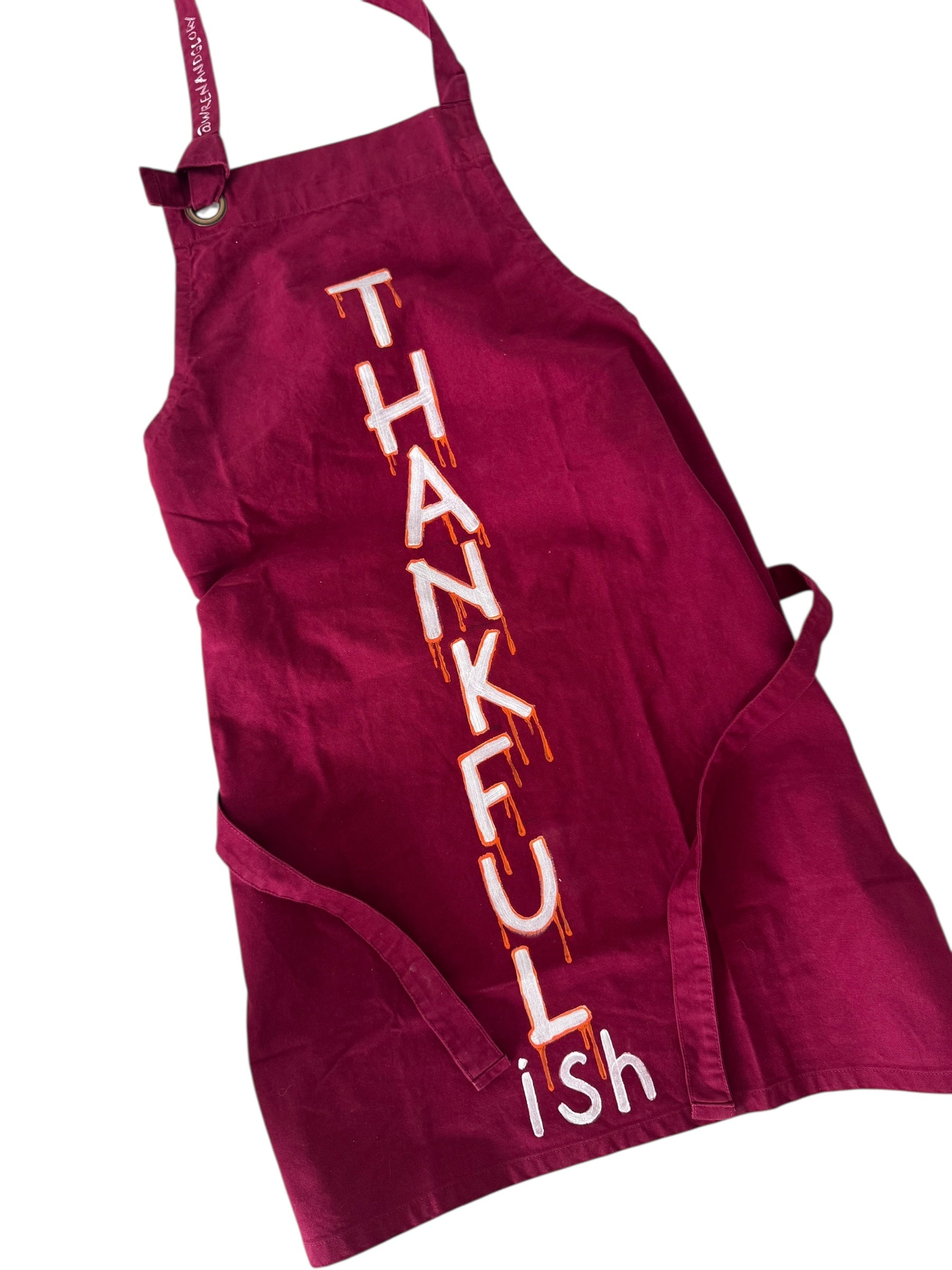 'Thankful-Ish' Painted Apron