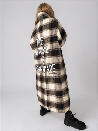 'Handmade' Painted Flannel Coat