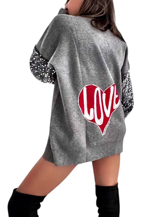 'Lovely' Painted Knit Sweater
