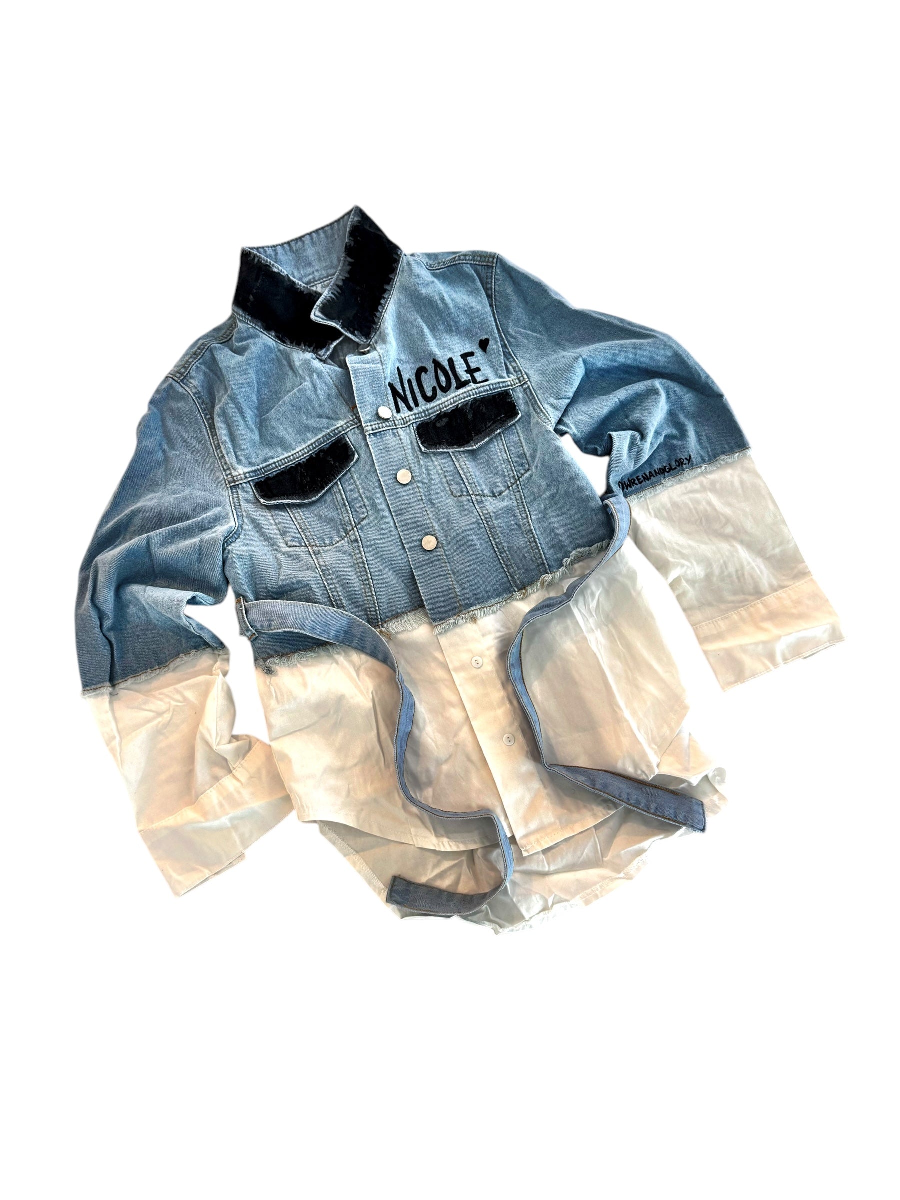'Basic But Personalized' Denim Shirt Jacket