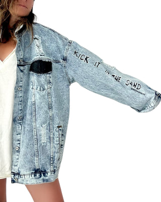'Bikini Vibes' Denim Jacket