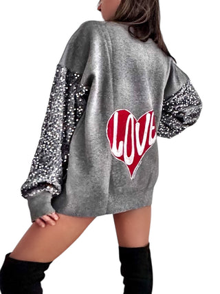 'Lovely' Painted Knit Sweater