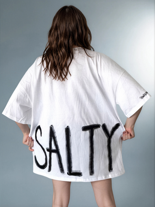 'Salty' Painted T Shirt