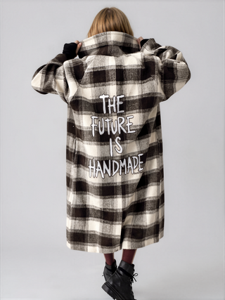 'Handmade' Painted Flannel Coat