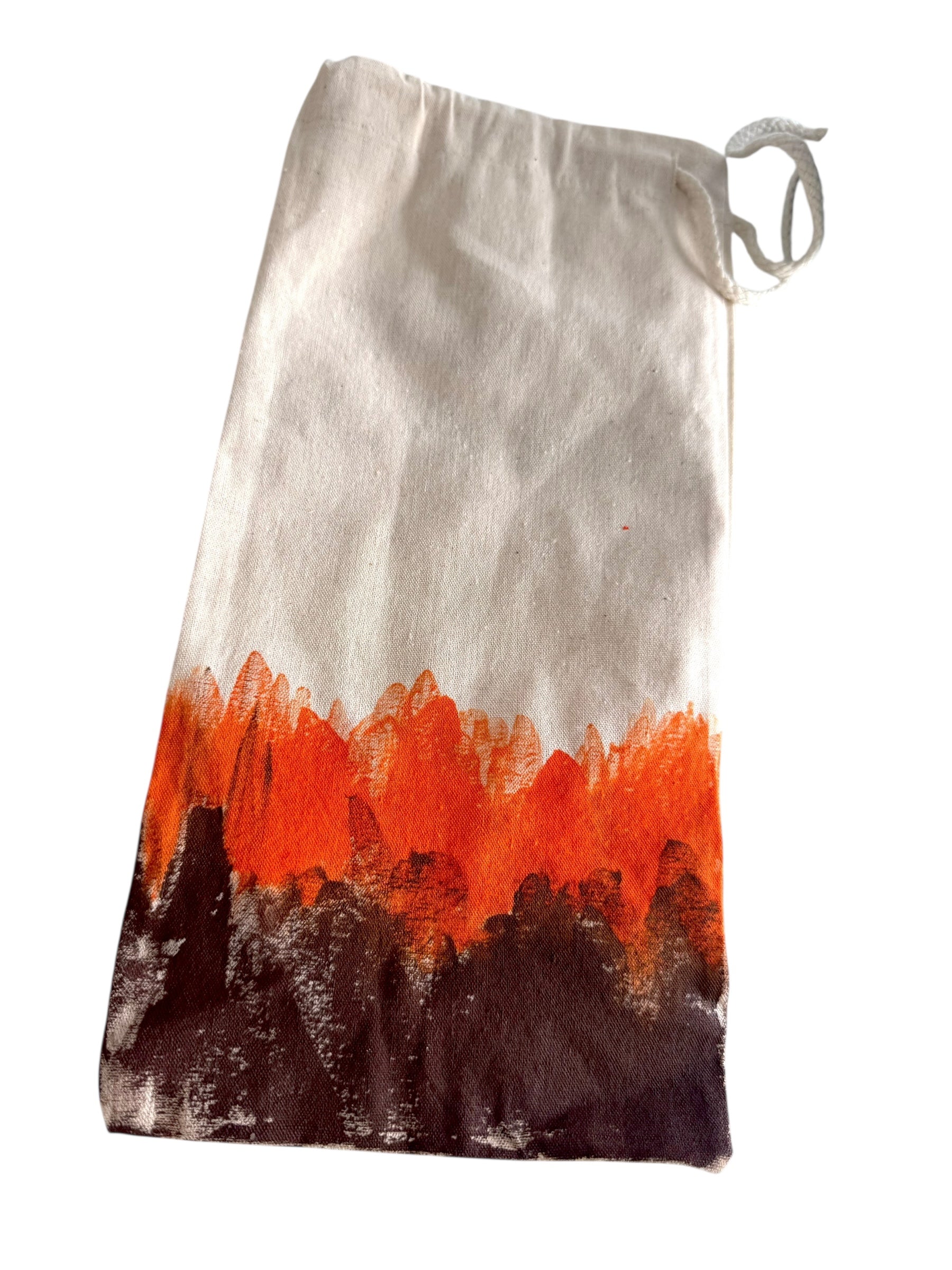 '5 O'Clock' Painted Wine Bag