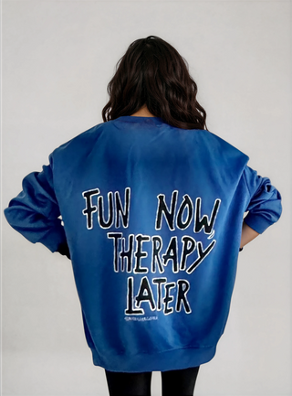 'Fun Time' Painted Crewneck