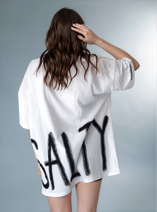 'Salty' Painted T Shirt