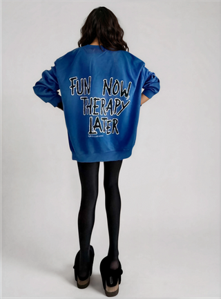 'Fun Time' Painted Crewneck