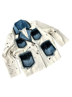 'Framework' Painted Blazer