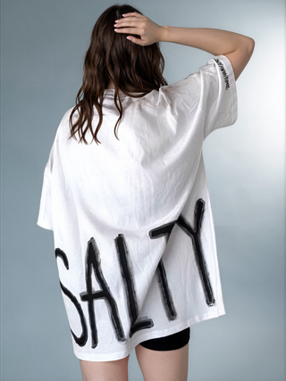 'Salty' Painted T Shirt