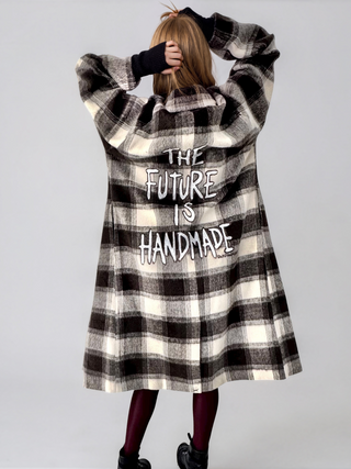 'Handmade' Painted Flannel Coat