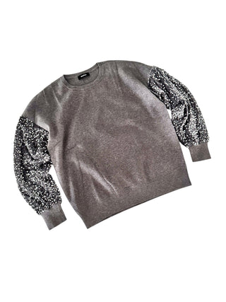 'Lovely' Painted Knit Sweater