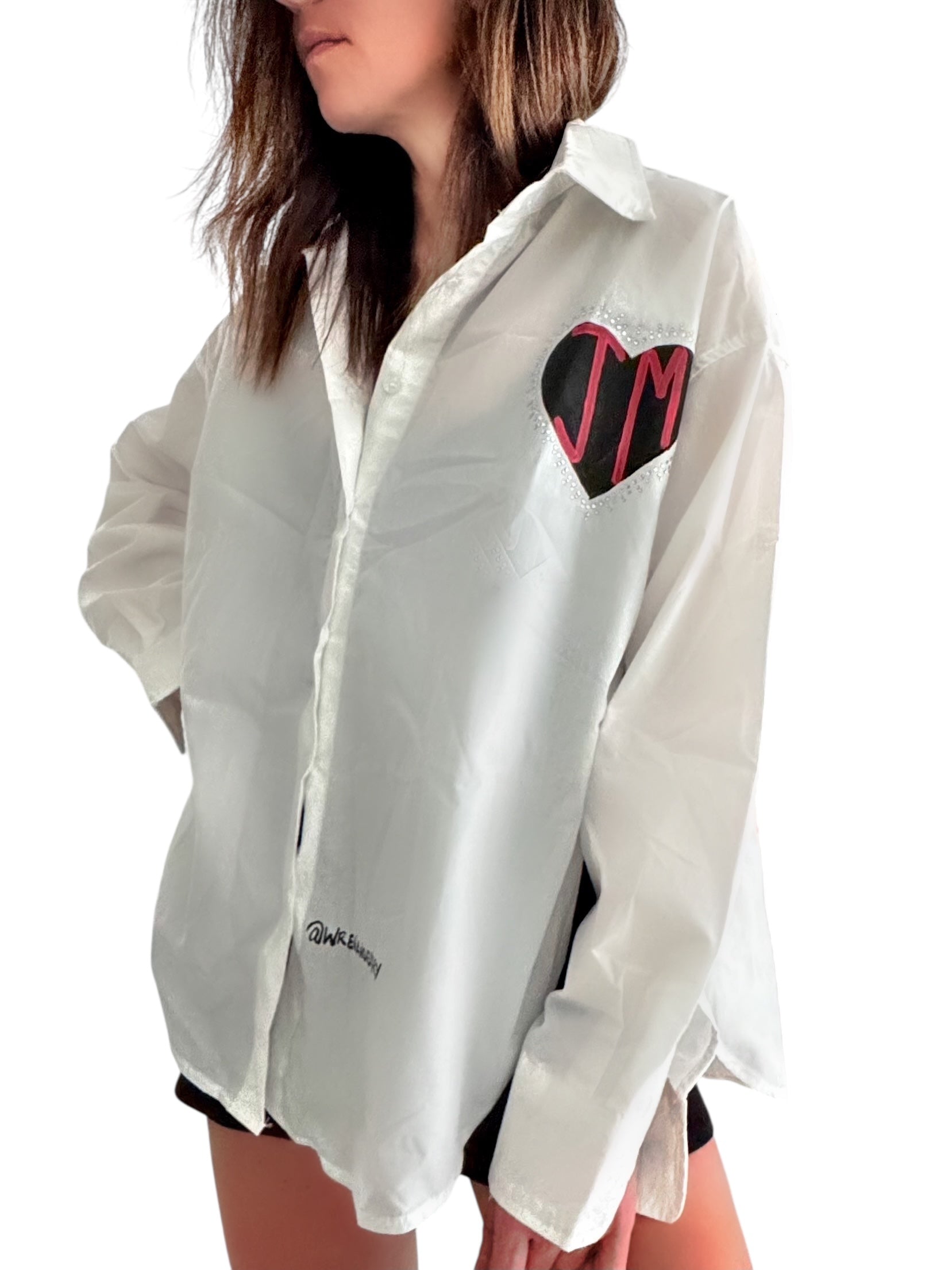 'Basic But Personalized' Painted Button Down