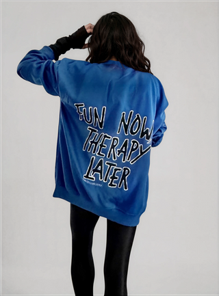 'Fun Time' Painted Crewneck