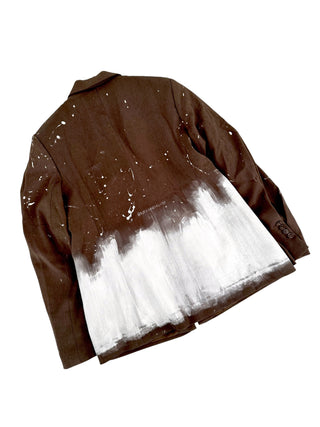 'Paint It White' Painted Blazer