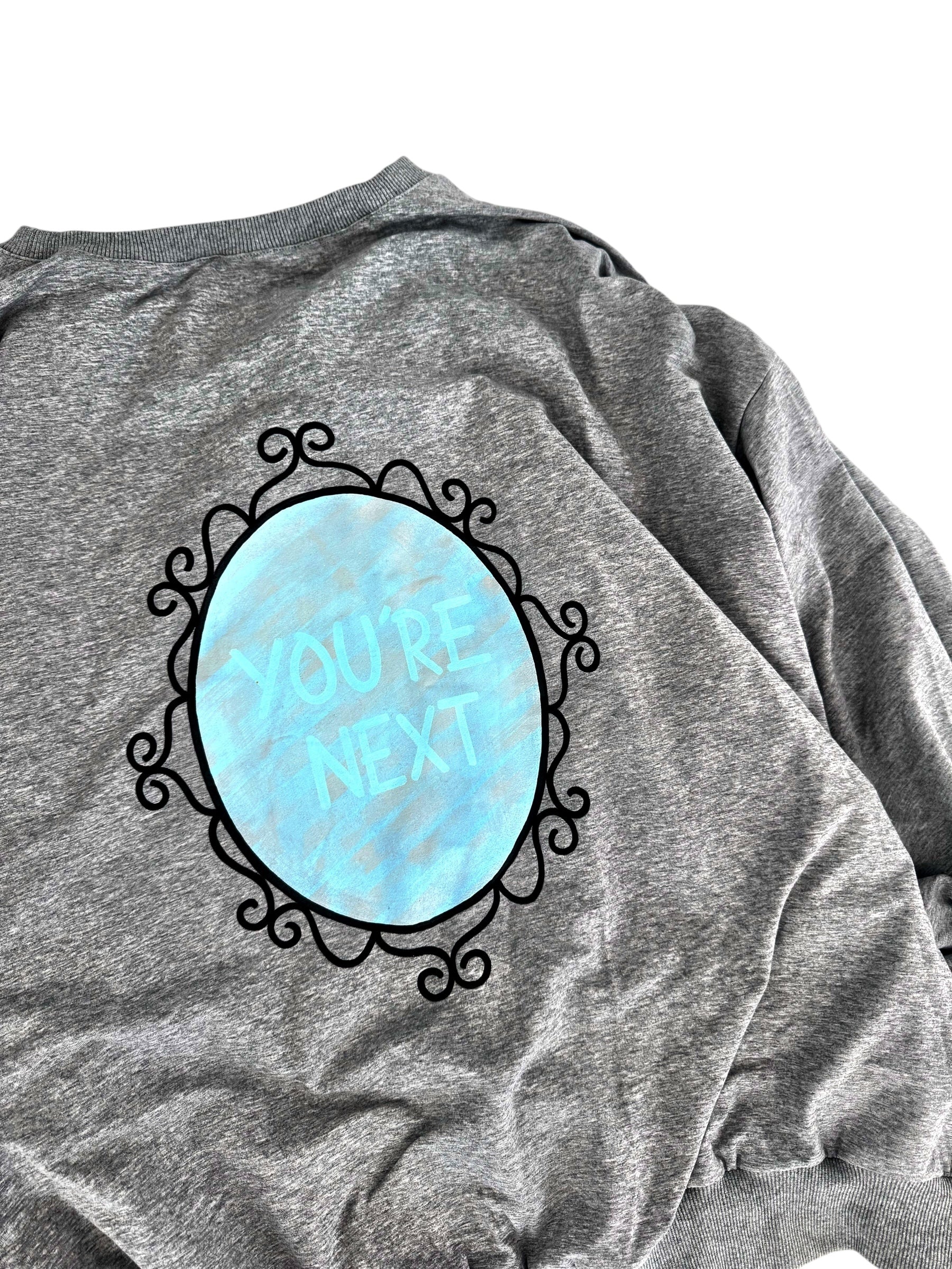 'You're Next' Painted Sweater