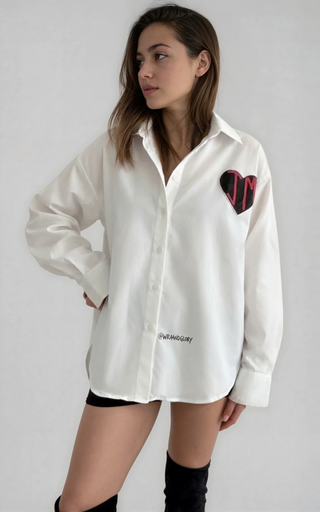 'Basic But Personalized' Painted Button Down