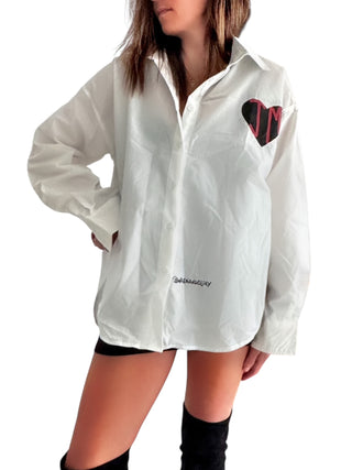 'Basic But Personalized' Painted Button Down