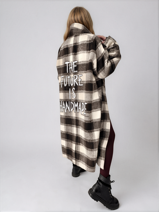 'Handmade' Painted Flannel Coat
