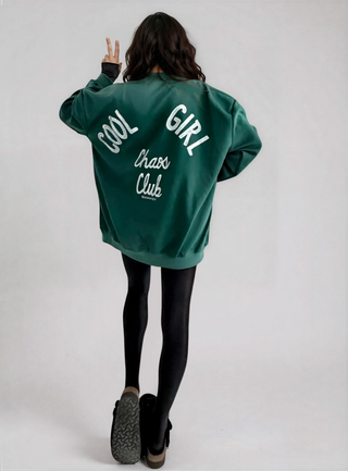 'Chaos Club' Painted Crewneck