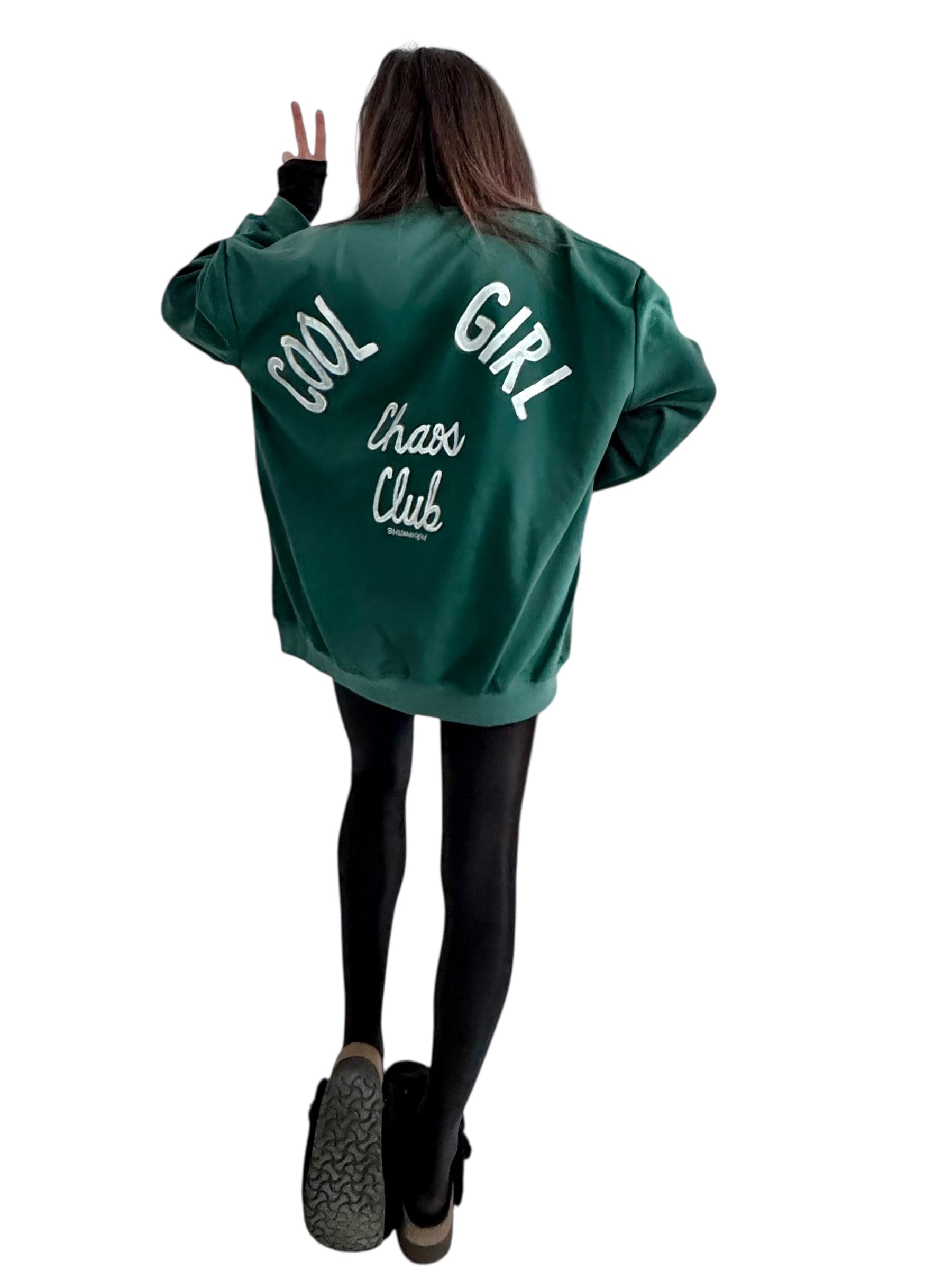 'Chaos Club' Painted Crewneck