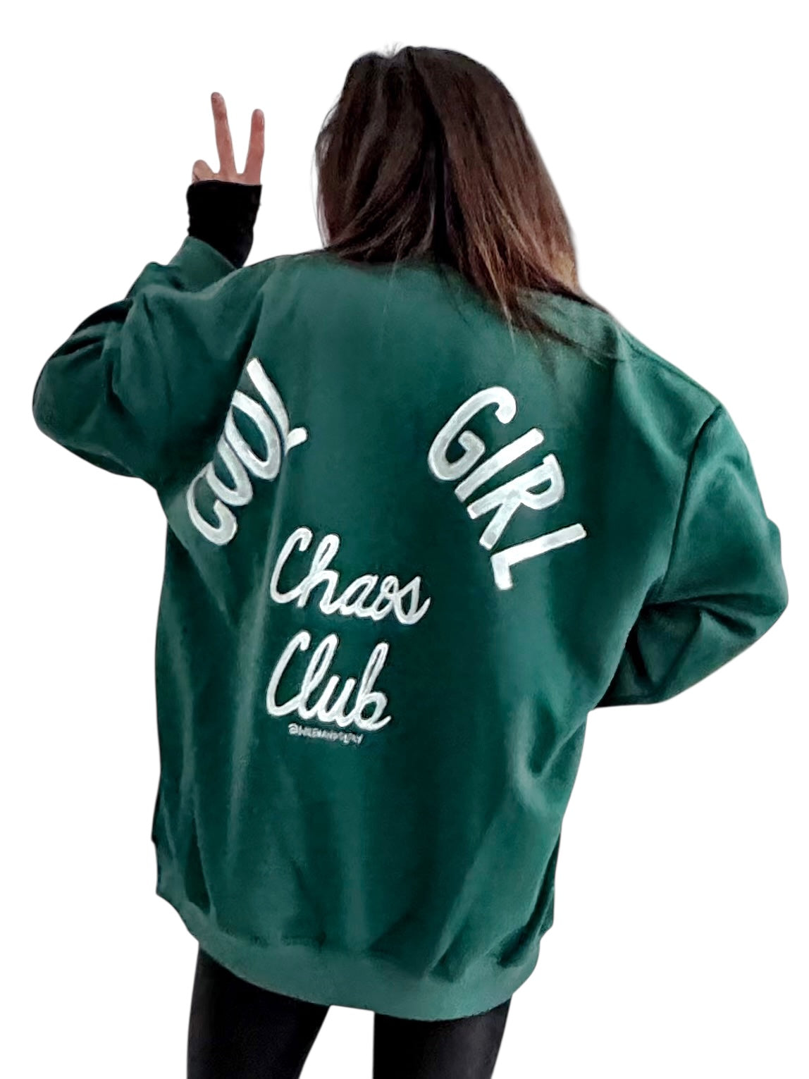 'Chaos Club' Painted Crewneck