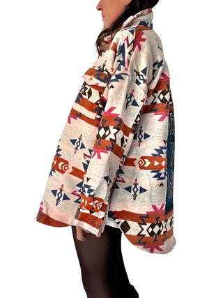 'Wild and Wanted' Aztec Shirt Jacket