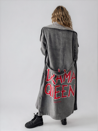 'Drama Queen' Wrap Coat