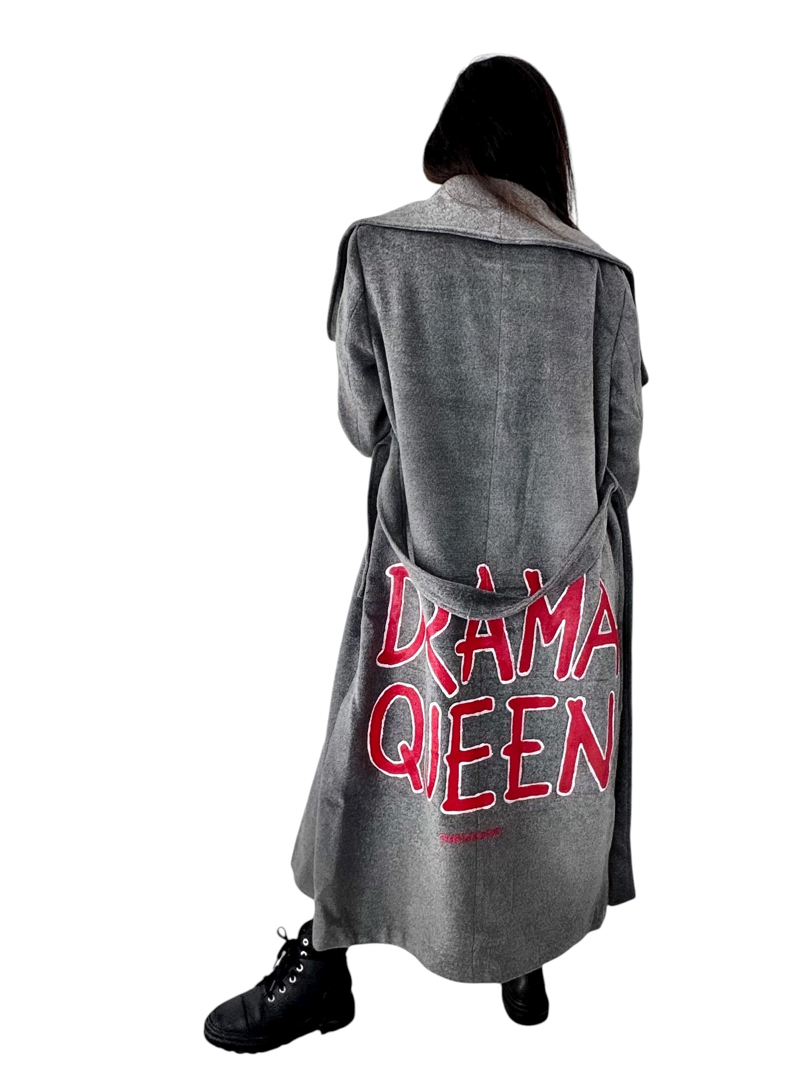 'Drama Queen' Wrap Coat